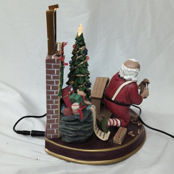 Bradford Ex Thomas Kinkade True Meaning of Christmas W/Lights Sound NO ADAPTER - Picture 2 of 16